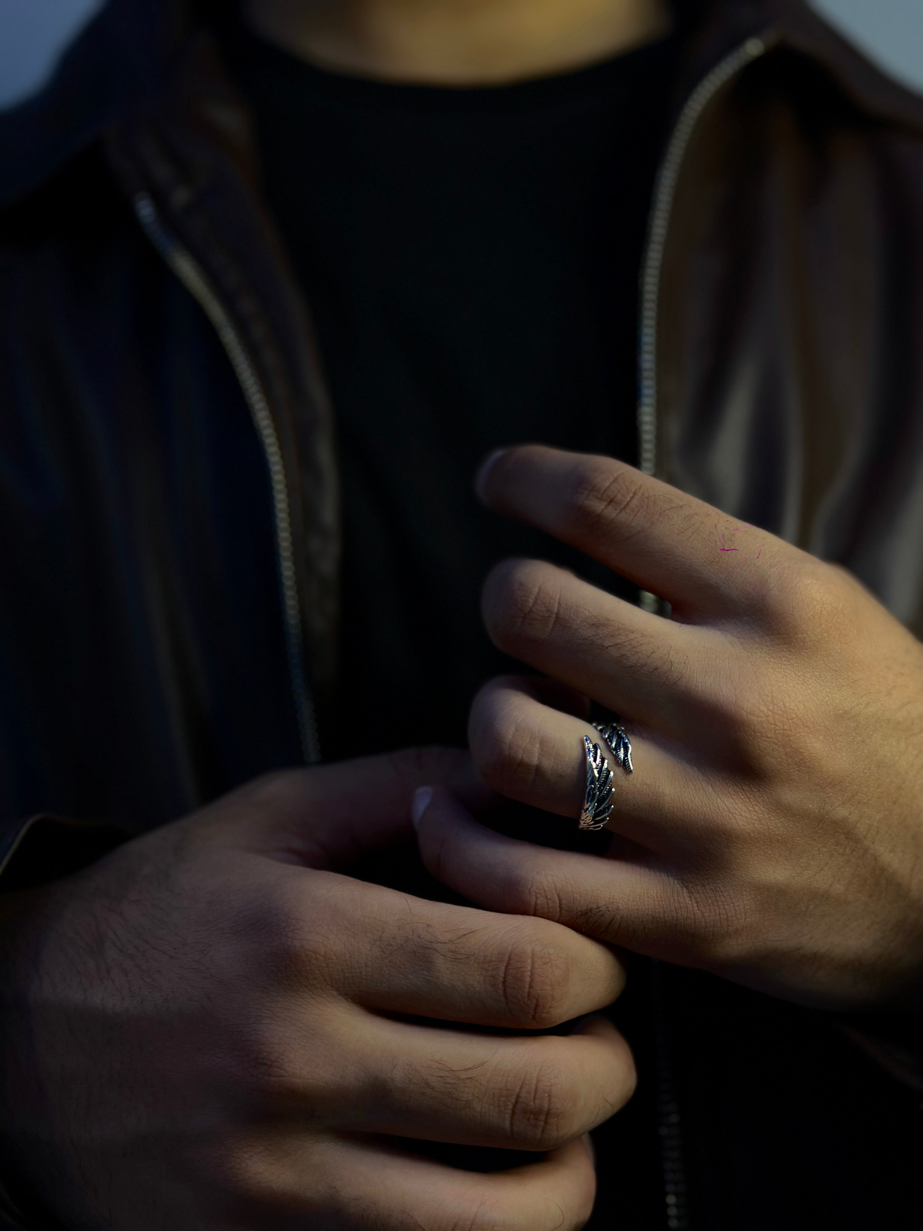 Raven Wing Ring
