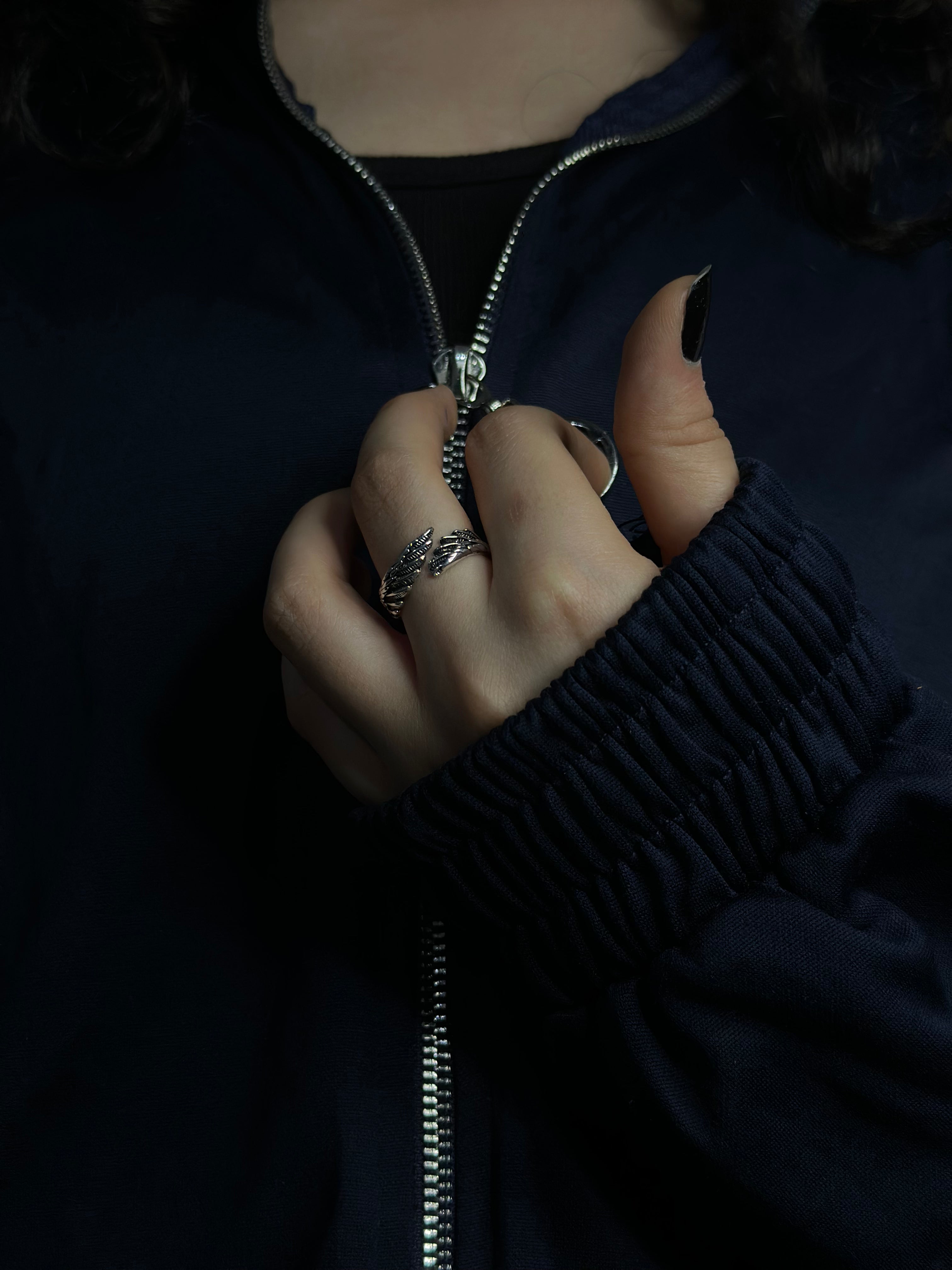 Raven Wing Ring