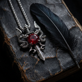 Raven's Red Eye Pendant