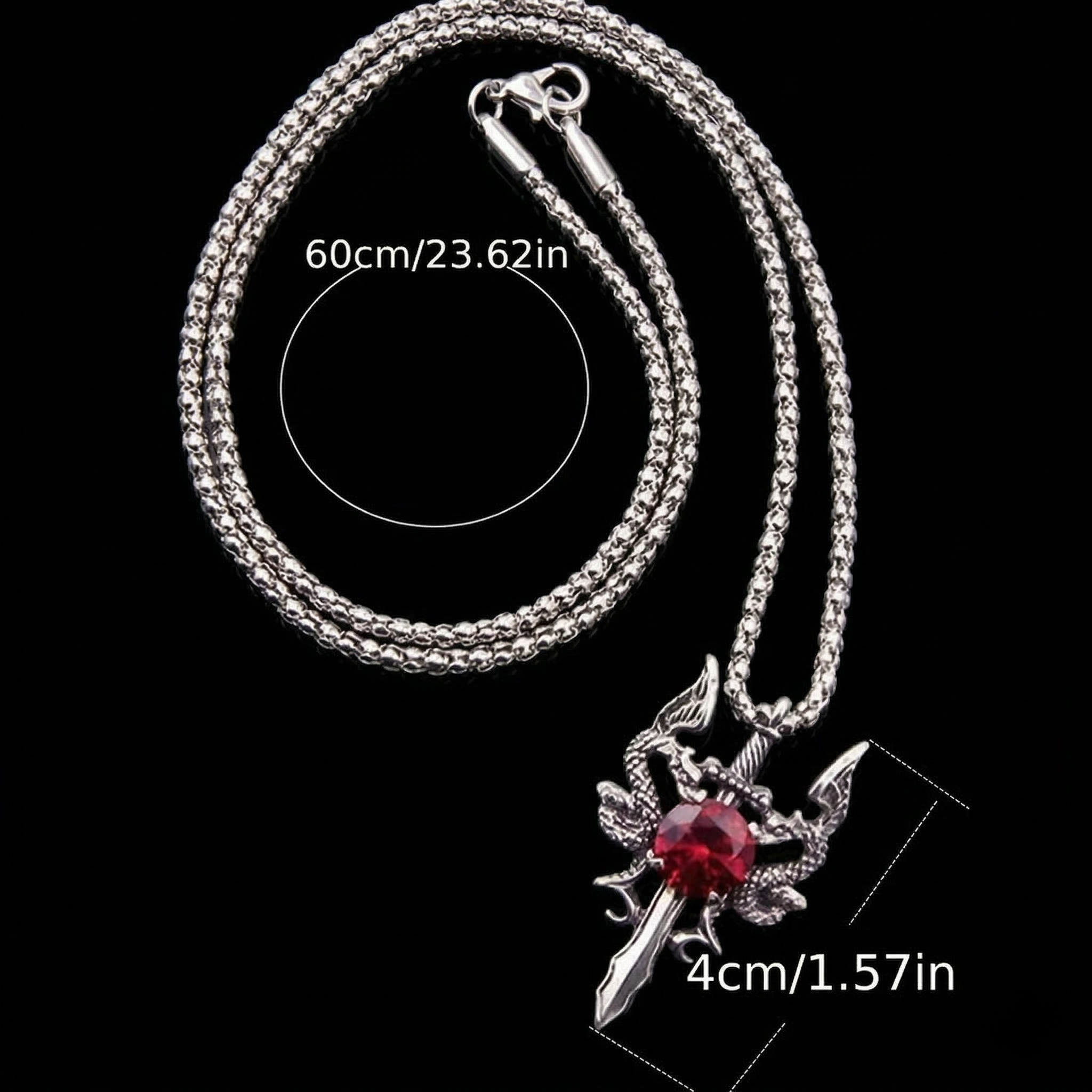 Raven's Red Eye Pendant