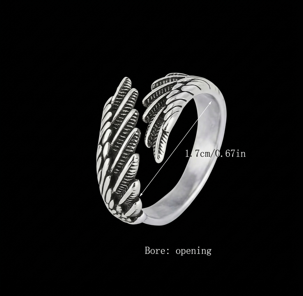Raven Wing Ring